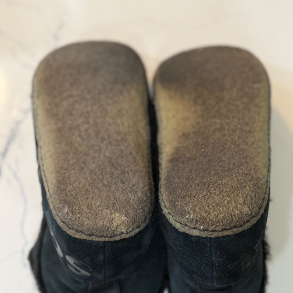 Sorel Nakiska Pull-On Black Ankle Bootie | Style NL3389-011 | Women's Size 9 - Picture 5 of 6